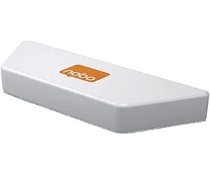Nobo Borrador Magnético para Pizarra Blanca, Superficies de Borrado en Seco, Calidad Premium, 1905325, Blanco