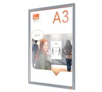 Marco porta anuncios nobo impression pro din a3 marco de clip aluminio 320x17x445 mm - 1915577