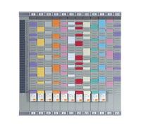 Nobo Kit planificador profesional 12 columnas 32 ranuras con fichas T