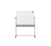 Pizarra blanca móvil de melamina Basic Nobo, 1200 × 900 mm - 1905239