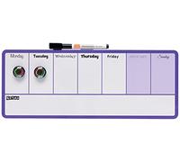 Planificador semanal nobo magnetico color violeta 140x360 mm