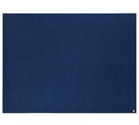 Nobo Tablero de Anuncios de Fieltro, 1200 x 900mm, Marco Fino, Sistema de Instalación InvisaMount, Impression Pro, Azul, 1915227
