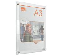 Nobo Transparent Acrylic Mural A3 Poster Holder Transparente Niños