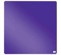 Nobo tile mini pizarra magnetica 360x360mm - sin marco - almohadillas adhesivas e imanes - diseño creativo y colorido - color violeta