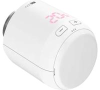 NODON, válvula termostática con control remoto, color blanco