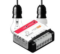 NodOn - Zigbee 3.0 - Módulo iluminación On/Off de 2 canales, 2x3 A, Zero Crossing, instalación posible en cuadro eléctrico, compatible con Home Assistant, Homey, SmartThings, Jeedom, Z2M y ZHA