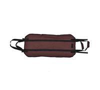 NOENNULL Porta Leña para Leña, Tela Oxford, Bolsa para, Bolsa para, para, Bolsas de Almacenamiento de Resistentes para, Camping Al Aire Libre, Barbacoa, (Marrón)