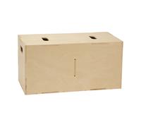 Nofred Caja de almacenamiento Cube Long Abedul