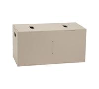 Nofred Caja de almacenamiento Cube Long Beige