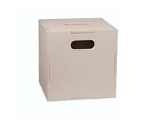 Nofred Caja de almacenamiento Cube Storage Beige