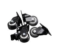 Nofred Ruedas Cube Storage para caja de almacenamiento. 4-pack Negro