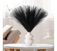 NOLACE Pampas Secas para Decoración 30 Piezas de Hierba Artificial de Pampas Pulgadas 55CM Relleno de Jarrones de Caña Sintética Hierba Artificial de Moda para Decoración Boho (Negro)