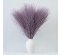 NOLACE Pampas Secas para Decoración 30 Piezas de Hierba Artificial de Pampas Pulgadas 55CM Relleno de Jarrones de Caña Sintética Hierba Artificial de Moda para Decoración Boho (Púrpura)