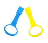 NOLITOY 2piezas Parque Infantil Anillos para Bebés Asas Ergonómicas y Seguras Accesorios para Corralito Interiores Aro para Cuna de Tirador Elástico Gancho de Ayuda para Levantarse Cuna