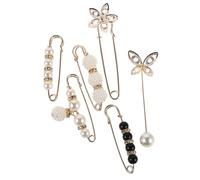 NOLITOY Pasador Ajustable para Cintura de Jeans y Vestidos, Clip Tensor de Cintura Reutilizable 6 Piezas, Botón para Ropa Femenina, Sujeción Segura y Protección contra Fallos de