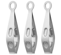 NOLITOY Pinzas de Acero Inoxidable para Depilar Animales y Mascotas, 3 Piezas, Extracción Rápida de Pelo y Fácil Limpieza, Accesorio de Cocina Práctico