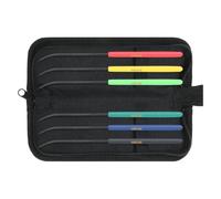NONDK 1 Juego de 6 Limas de Dureza de 7.1" HRC40-HRC65 Kit para Verificar la Rigidez del Metal con Bolsa de Tela Oxford