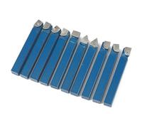 NONDK 10 Piezas de Herramienta de Torno de Metal de 1/4" con Punta de Carburo, Herramienta de Corte C6, Juego de Herramientas Manuales, Herramientas Eléctricas y Accesorios