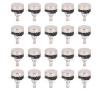 NONDK 20 Unids Potenciómetro de Película de Carbono de una Sola Vuelta Juego de Accesorios Kit de Control de Velocidad del Motor