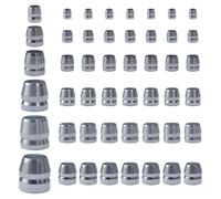 NONDK 42 Piezas de Cuñas de de Hacha Redondas, de Seguridad, Cuñas de Metal, Juego de Cuñas de Acero