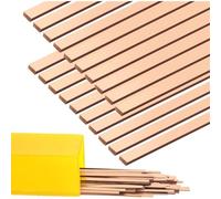 NONDK 50 Varillas Soldadura Fuerte, Varillas Soldadura Industrial, Varilla Soldadura Aluminio Bajo Punto Fusión para Sistemas HVAC, Refrigeradores y Aire Acondicionado.