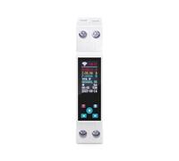 NONDK 50A Tuya WIFI Interruptor Inteligente Disyuntor LCD Medidor de Energía KWh Medición de Potencia Temporizador Relé Control Remoto Vida Inteligente