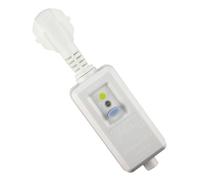 NONDK Adaptador de Enchufe de Seguridad con Protección Fugas RCD, 16 A, 220 V, 240 V, Enchufe Europeo, GFCI, Disyuntor Doméstico, Interruptor de Disparo.