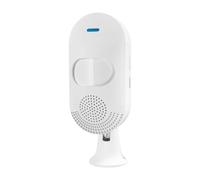 NONDK Alarma de Luz y Sonido WiFi Detector Infrarrojo Sensor de Alarma de Movimiento PIR de Seguridad con Notificación Remota por Aplicación TUYA Inteligente