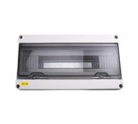 NONDK Caja de Conexiones Serie HT de 18 Vías, IP65, Impermeable, para Exteriores, ABS, Eléctrica, con Cerradura para Disyuntor.
