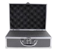 NONDK Caja de Herramientas de Fibra de Carbono Caja de Herramientas de Aluminio Maleta Equipo Bolsa de Transporte Rígida Estuche Rígido para Instrumentos Caja de Herramientas Portátil A
