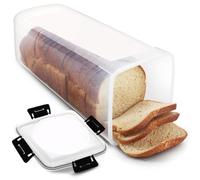 NONDK Caja para Conservar Pan: Recipiente Hermético para Almacenar Pan y Tostadas para la Cocina, Práctico Recipiente para Conservar el Pan.
