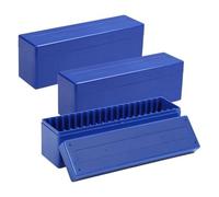 NONDK Cajas de Almacenamiento de Losas para Monedas, 3 Paquetes Cajas Organizadoras para Monedas con 20 Ranuras, Juego de Estuches PláStico para Almacenamiento de Monedas (Solo Cajas)