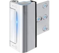 NONDK Cerradura de Refuerzo para Puertas de Seguridad del Hogar, Pestillos de Seguridad Adicionales para Puertas Delanteras, Cerradura de Aluminio A Prueba de Niños, Color Plata