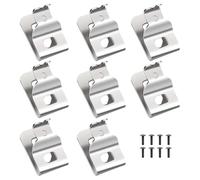 NONDK Clips de Cinturón de Acero Inoxidable 304 para Herramientas Eléctricas DCD985L2, Incluye Tornillos y para Herramientas de Perforación (Paquete de 8)