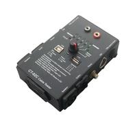 NONDK Comprobador de Cables CT-02C, Medidor de Línea de Señal XLR, Probador de Cables con Conectores de 6,3 Mm, Comprobador de Línea Multifunción Speakon de