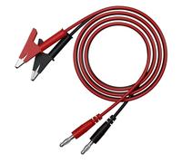 NONDK Conector Banana de 4 mm A Pinza de Cocodrilo con Línea de Prueba de Alta Corriente de Cobre Puro de 15 A. Salida de Fuente de Alimentación Regulada de CC.