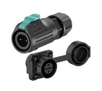 NONDK Conector Industrial A Prueba de Agua EW-LP12, Conector Circular de Aviación de Enchufe Rápido, Carcasa de Plástico de 2 Pines, Enchufe Rápido