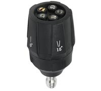 NONDK Conector Rápido de 1/4 de Pulgada, Boquilla Multi-Chorro de 5 Etapas, Pulverizador Ajustable de Latón Premium para Lavado de Autos, Jardinería y Más. Características del Producto.