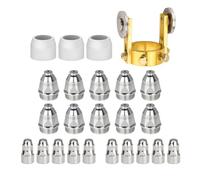 NONDK Consumibles de Antorcha para el Corte por Plasma P80, 24 Piezas de 1,5 Mm, Puntas de Boquilla para Antorcha de Corte, Kits de, para Cortadora de Plasma BTC800DP