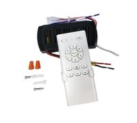 NONDK Conversión de Frecuencia Ventilador de Techo Kit de Control Remoto Luz Alto Voltaje Controlador Receptor Remoto de 6 Velocidades