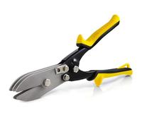 NONDK Crimpadora Manual de Metálica de 5 Hojas, Herramienta de Crimpado de 10-1/2 Pulgadas para Tapas de Canalones y Conductos.