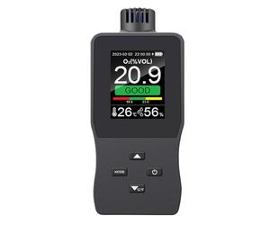NONDK Detector de Oxígeno Digital Portátil A8, con Alarmas de Concentración de Oxígeno en el Aire, Recargable por USB, Pantalla LCD A Color TFT de 2,8 Pulgadas.