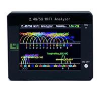 NONDK Escáner de Señal WiFi Analizador de Señal WiFi Analizador de Uso de Señal WiFi 2.4G/5G Asistente de Gestión de Router ABS