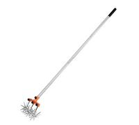 NONDK Herramienta de Jardín Rotativa, Cultivador Rotativo Ajustable de Acero Inoxidable, Cultivador de Mano Ajustable, Cultivador de, Total para Mezcla de Suelo o Re-Siembra.