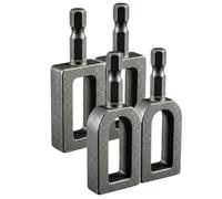 NONDK Herramienta Torcedora de Alambre para Taladro Eléctrico, Herramienta de Torcido de Alambre 2 X 9 + 2 X 11 con Punta Hexagonal de 1/4" para Reparación de Cercas y Atado de Varillas.