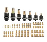 NONDK Juego de 7 Alicates para Tuercas Remachables, Juego de 70 Alicates para Tuercas Remachables, Juego de Remaches Manuales para Tuercas de Inserción.