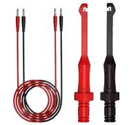 NONDK Juego de Cables de Prueba para Multímetro con Sonda Perforadora y Conector Banana de 4 mm para Pruebas Eléctricas.
