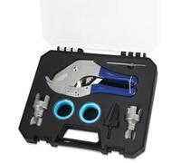 NONDK Kit Completo de Roscado de Tuberías PPR de 1/2 Pulgada y 3/4 Pulgada con Machos de Roscar Internos y Externos, Terrajas y Escariador para Tuberías DN15 y DN20.