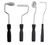 NONDK Kit de Rodillos de Fibra de Vidrio, Rodillo de Laminado de Fibra de Vidrio, Kit de Herramientas de Tambor de Fibra de Vidrio