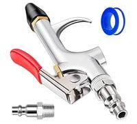 NONDK Kit Soplador Neumático de Polvo con Múltiples Boquillas, Soplador de Aire de Alta Presión de 175 PSI, para la Eliminación de Polvo en Compresores de Aire, Automoción